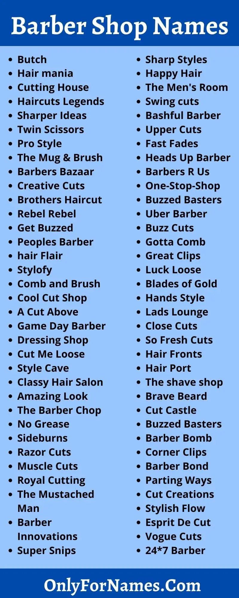 Barber Shop Names [2021] For Looking Cool, Good & Catchy