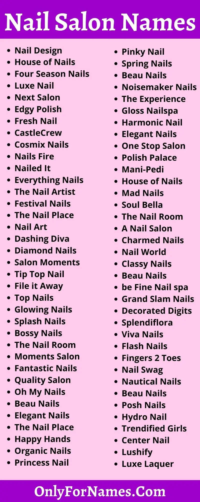 Nail Salon Names [2021] For Cool And Catchy Nail Salon Business