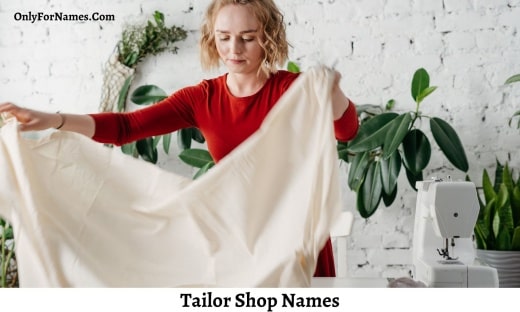 Tailor Shop Names