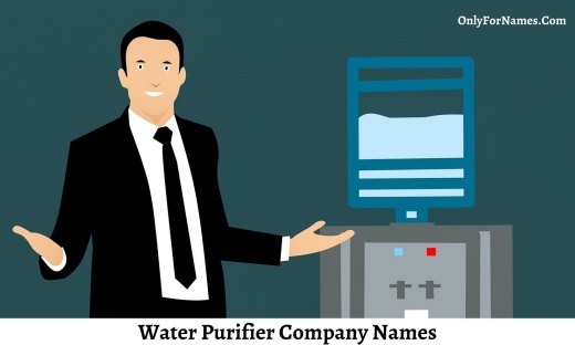 Water Purifier Company Names