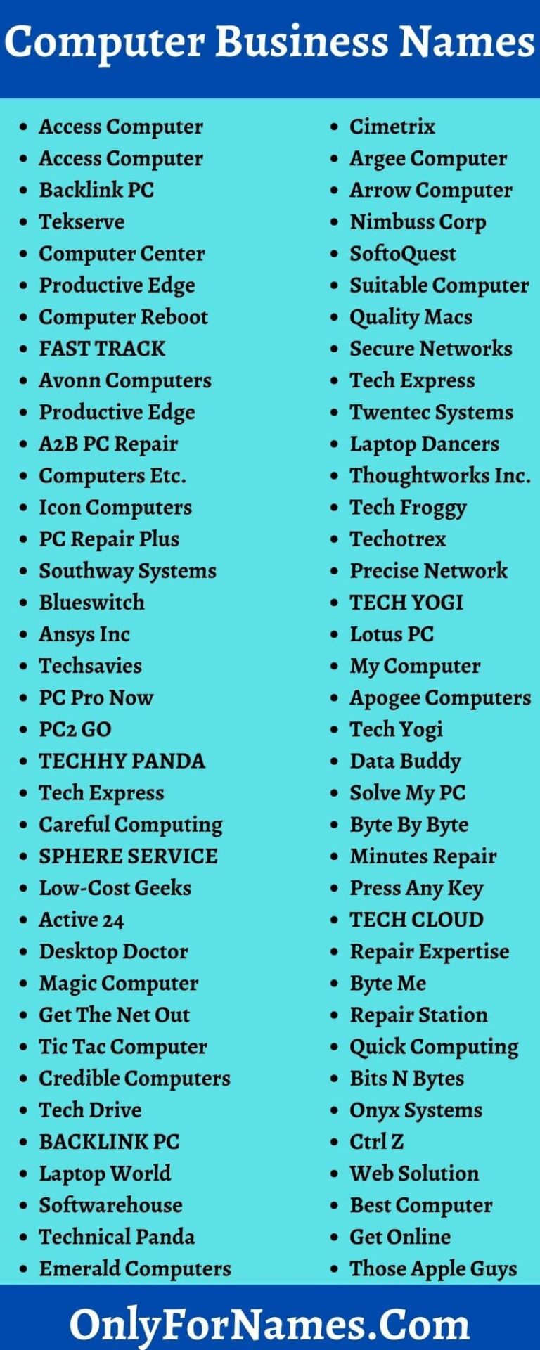 359+ Computer Business Names To Attract Computer Lovers