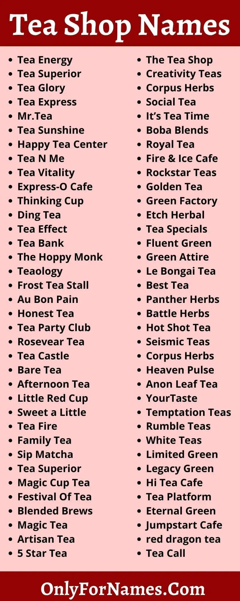 Tea Shop Names [2021] For Tea Branding And Companies