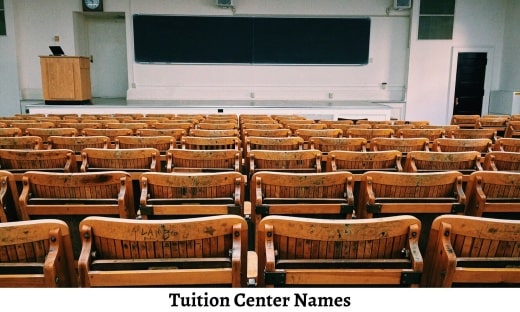 Tuition Center Names