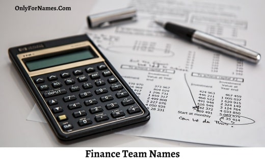 Finance Team Names