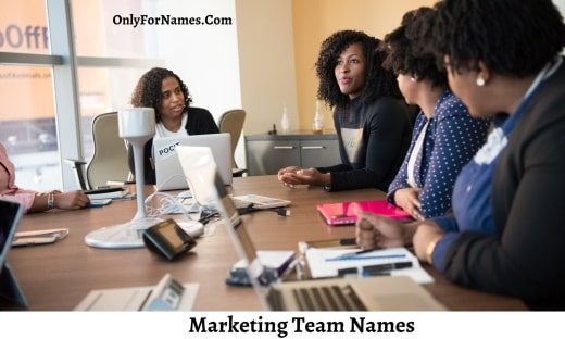 Marketing Team Names