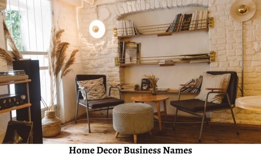 Home Decor Business Names