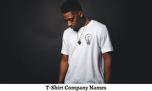 T-Shirt Company Names