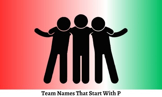 Team Names That Start With P