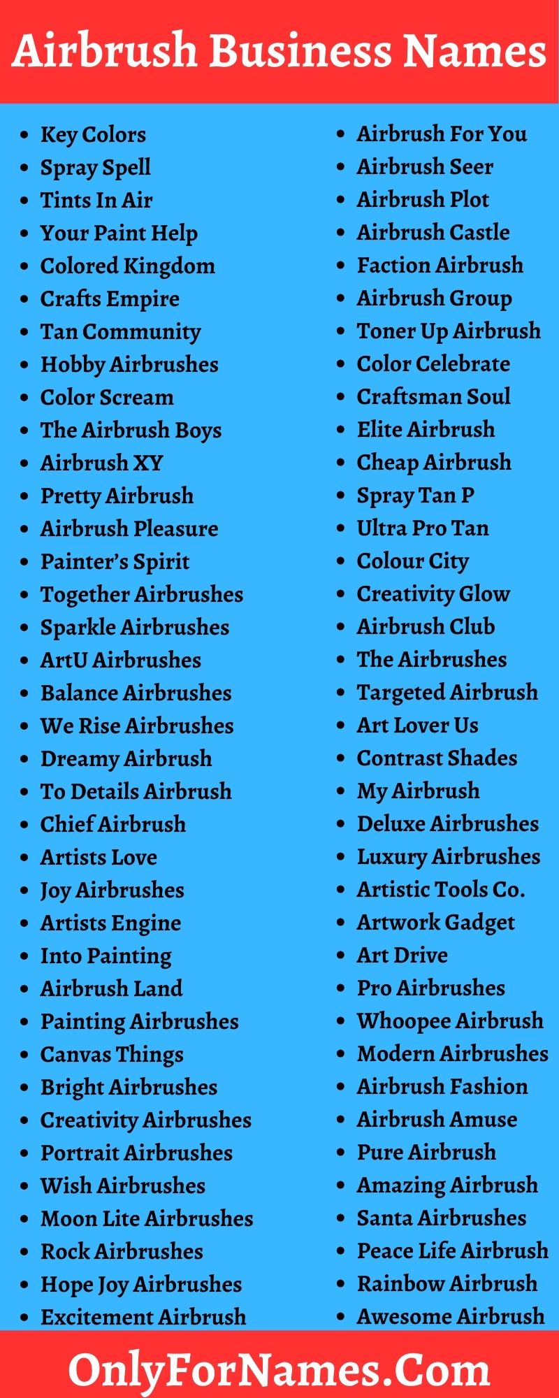 Airbrush Business Names