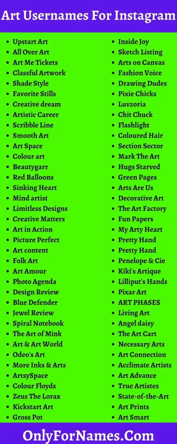 251 Art Usernames For Instagram Art Users 251-art-usernames-for-instagram-art-users