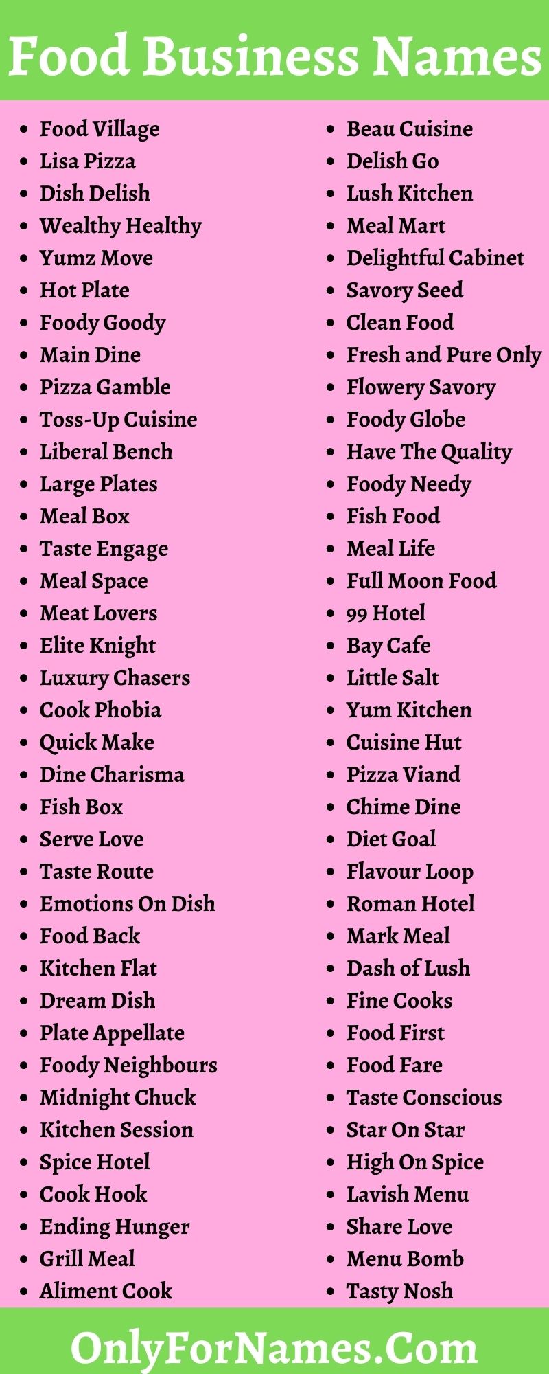 food brand names