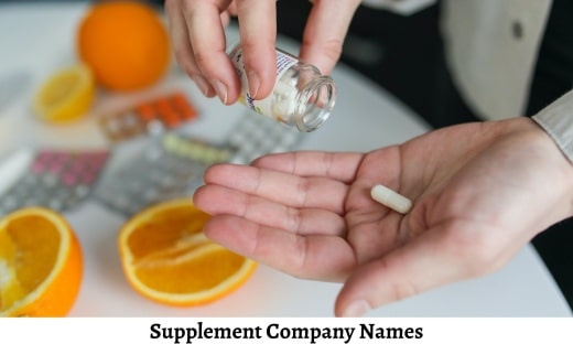 Supplement Company Names