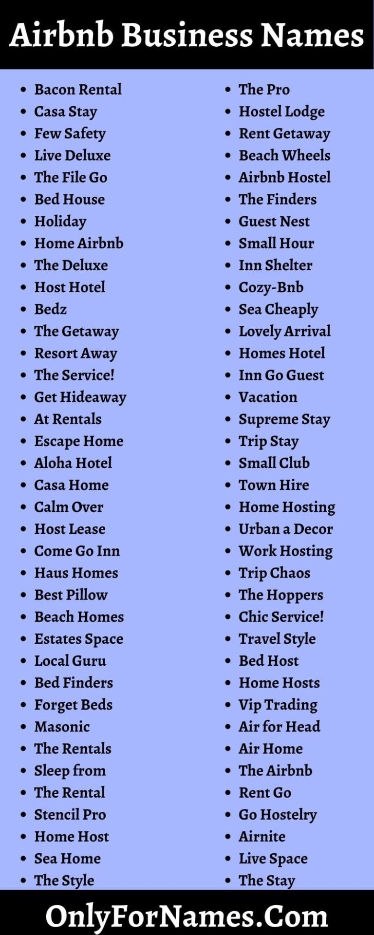 229+ Airbnb Business Names For Airbnb Business & Company