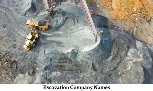 Excavation Company Names