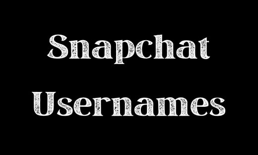 Snapchat Usernames
