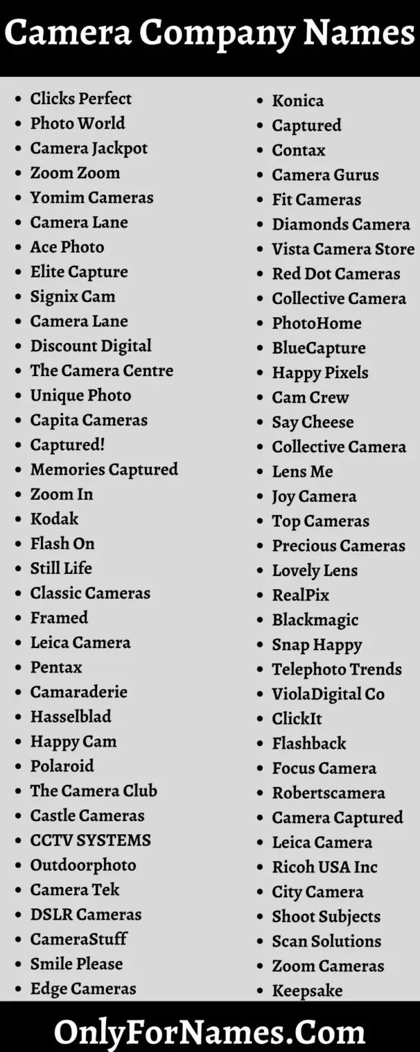 401-camera-company-names-brand-names-for-camera-business