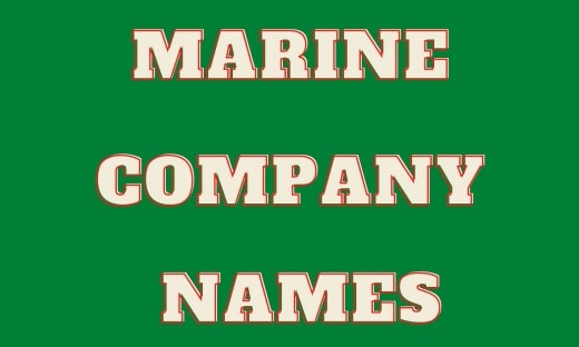 459+ Marine Company Names & Marine Business Name Ideas