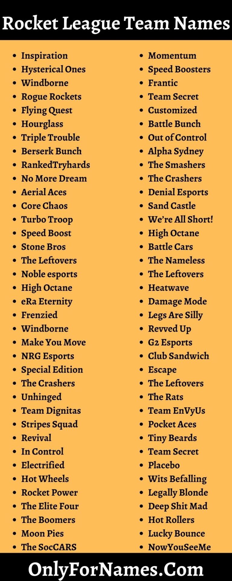 300 Rocket League Team Names To Make It Popular 300-rocket-league-team-names-to-make-it-popular