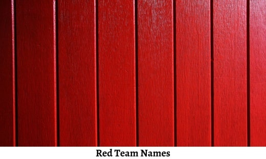 Red Team Names