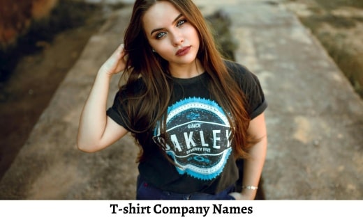 T-shirt Company Names