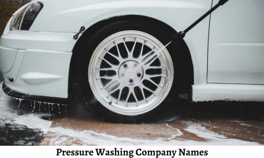 Pressure Washing Company Names