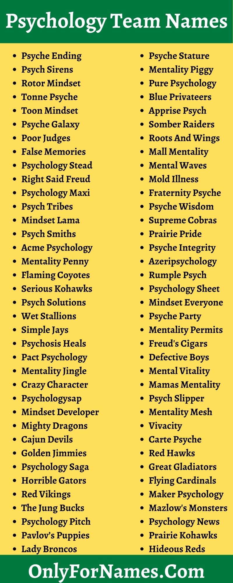 psych names