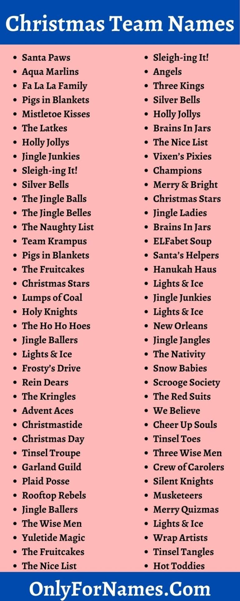 Christmas Team Names To Enjoy Your Christmas christmas-team-names-to-enjoy-your-christmas