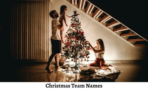 Christmas Team Names