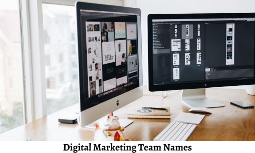 Digital Marketing Team Names