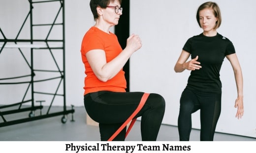 Physical Therapy Team Names