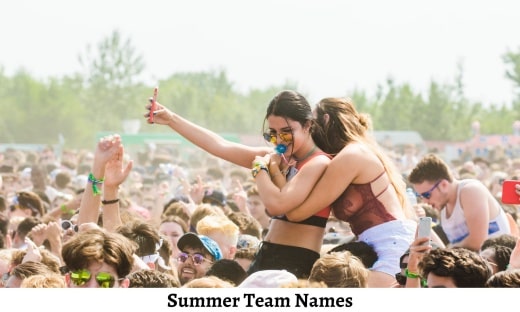 Summer Team Names