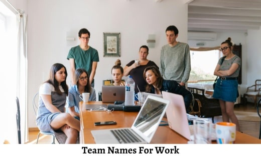 Team Names For Work